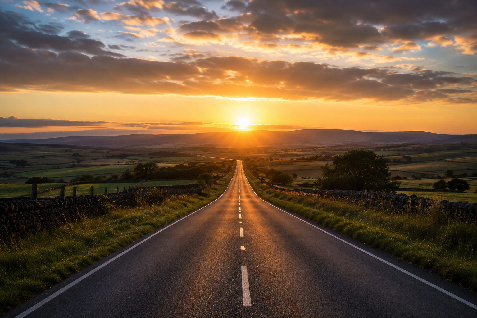 A road stretching into the distance